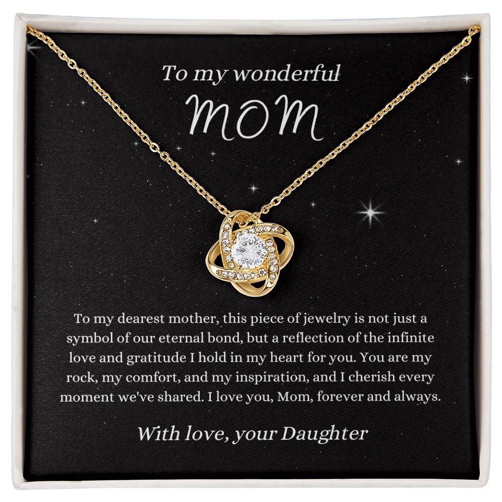 Love Knot Necklace for Mom | From Daughter