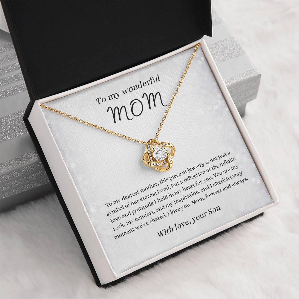 Love Knot Necklace for Mom | From Son