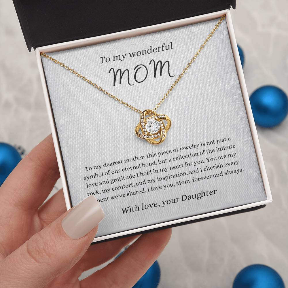 Love Knot Necklace for Mom | From Daughter