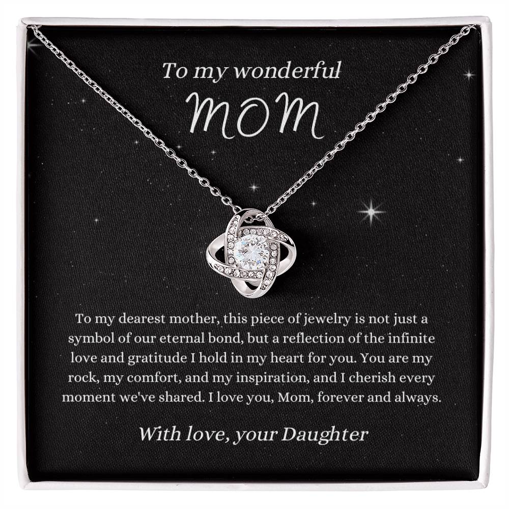 Love Knot Necklace for Mom | From Daughter