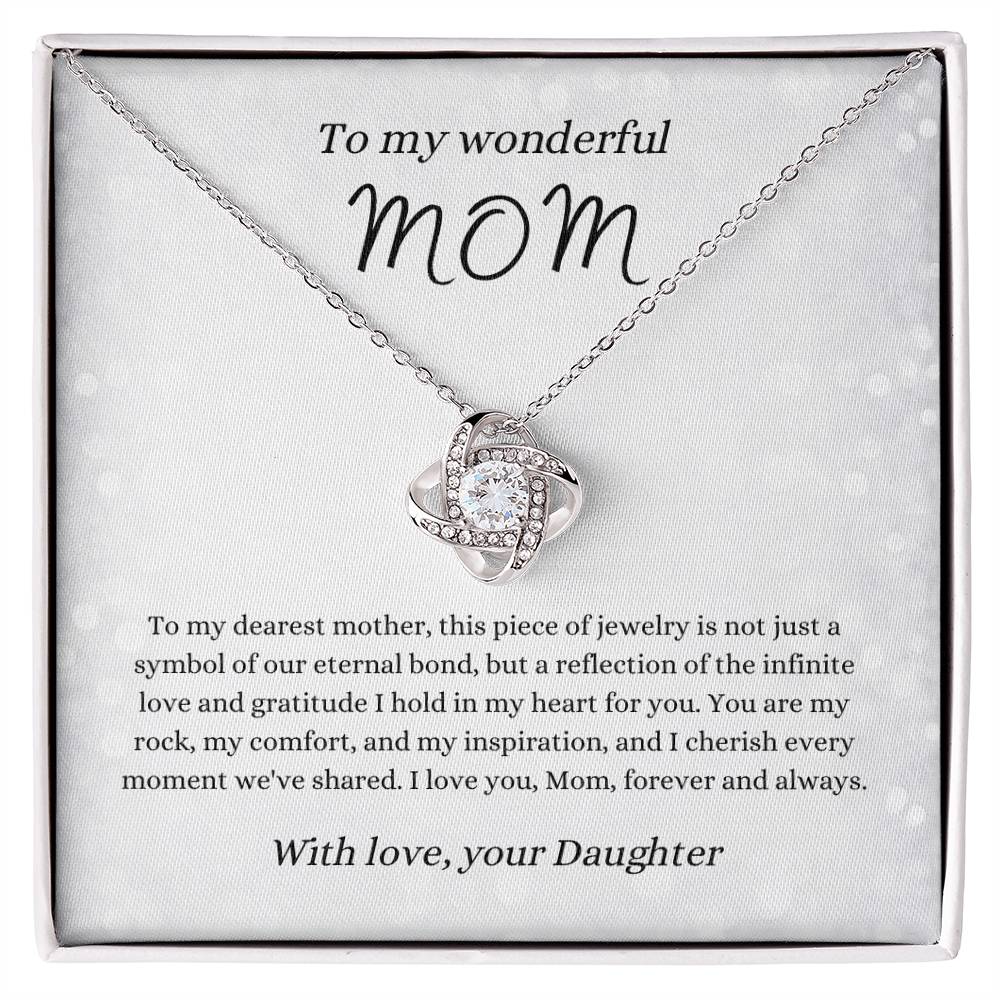 Love Knot Necklace for Mom | From Daughter