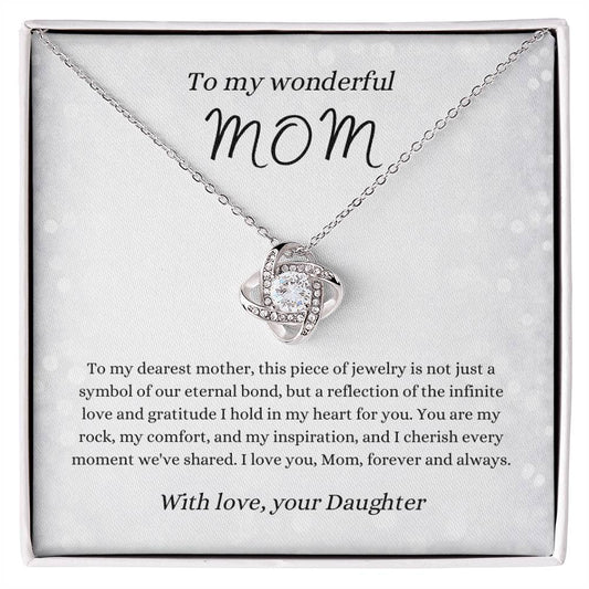 Love Knot Necklace for Mom | From Daughter