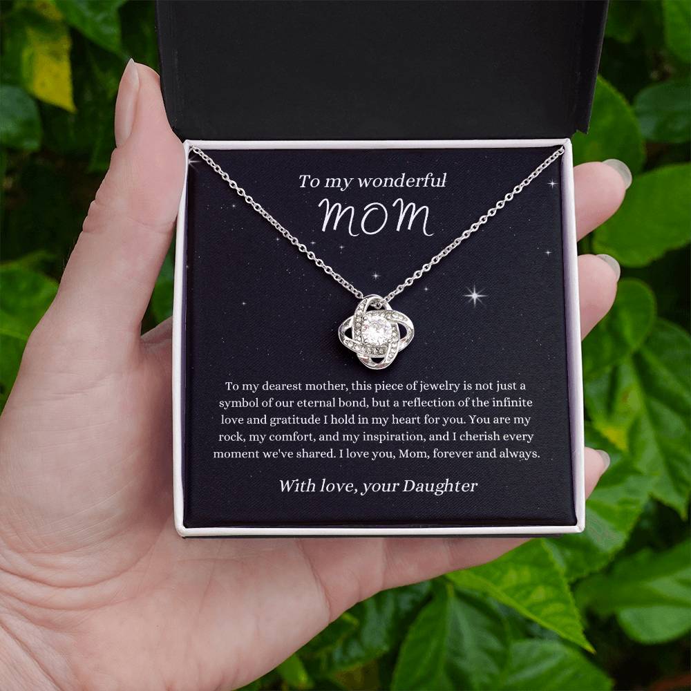 Love Knot Necklace for Mom | From Daughter