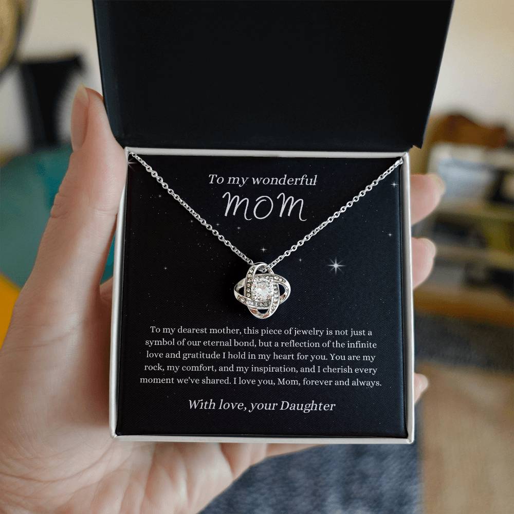 Love Knot Necklace for Mom | From Daughter