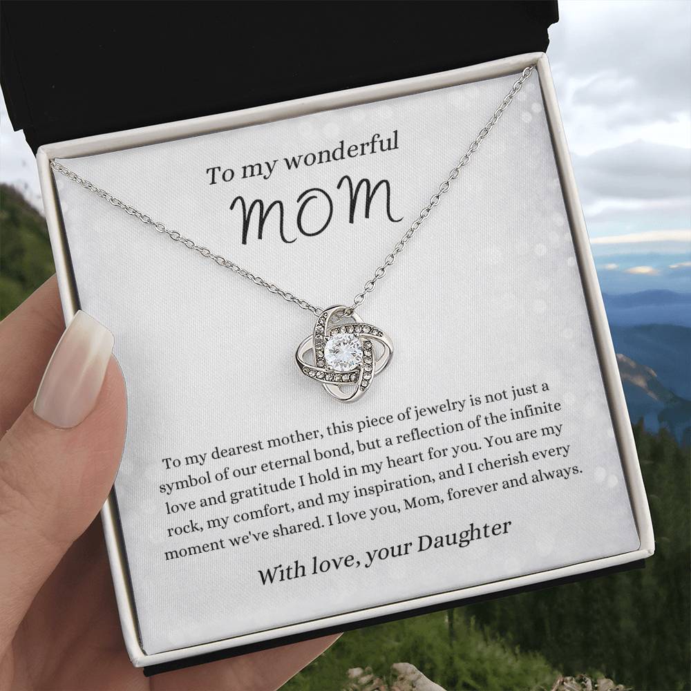 Love Knot Necklace for Mom | From Daughter