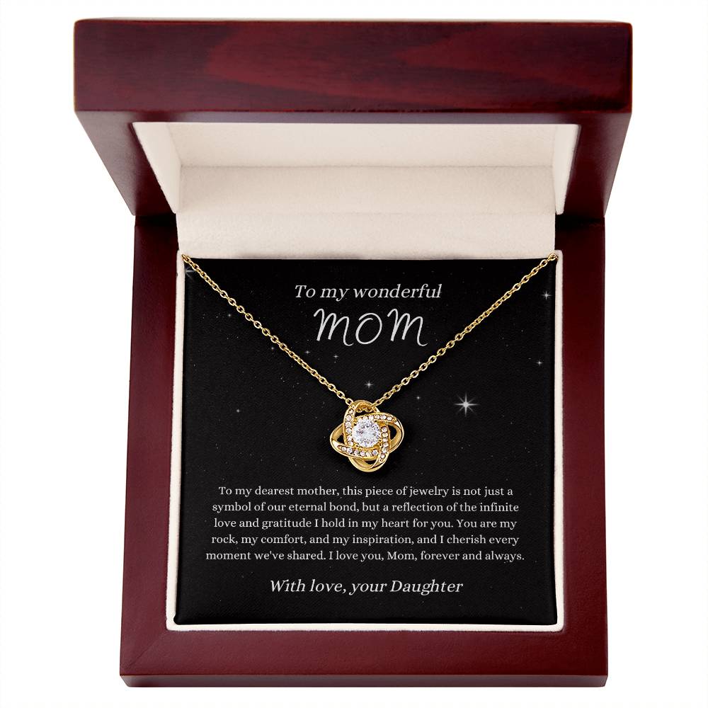 Love Knot Necklace for Mom | From Daughter