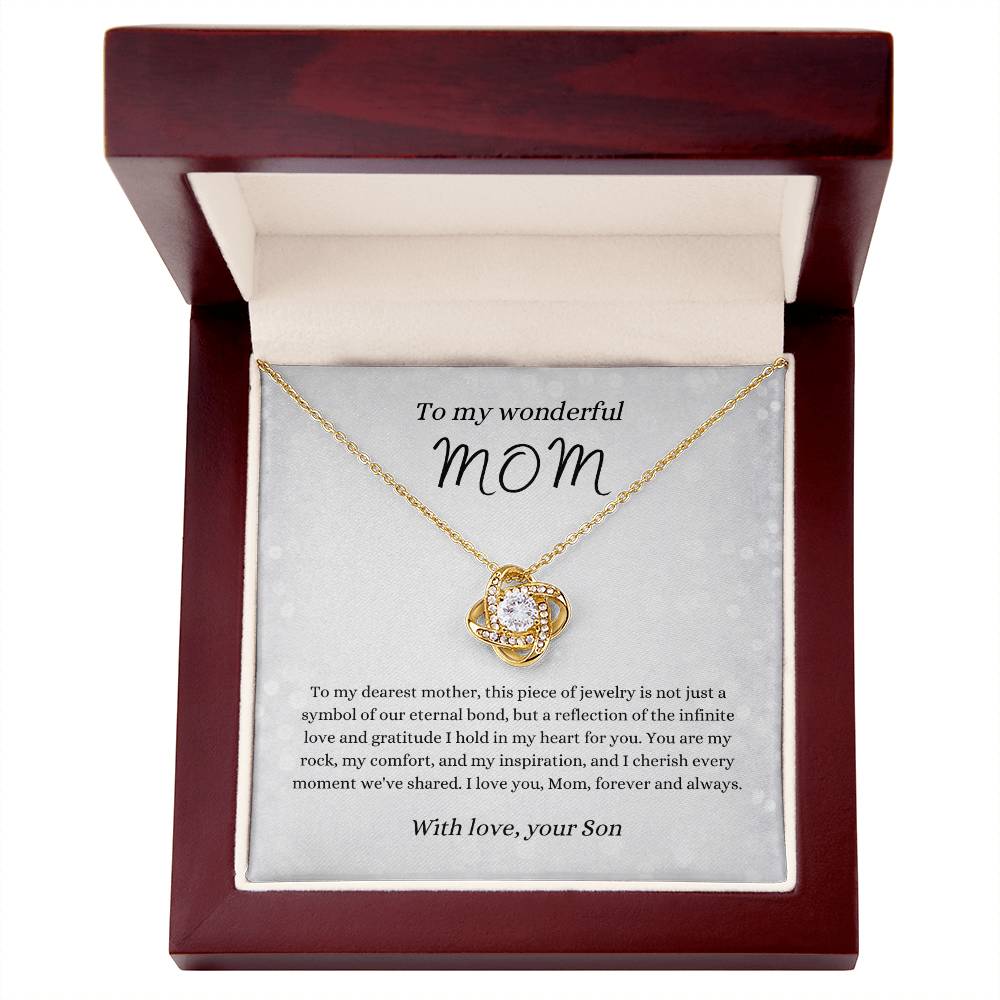 Love Knot Necklace for Mom | From Son