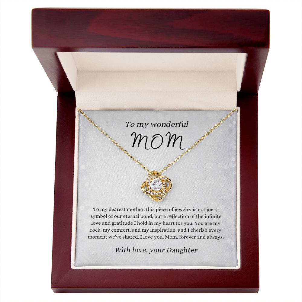 Love Knot Necklace for Mom | From Daughter