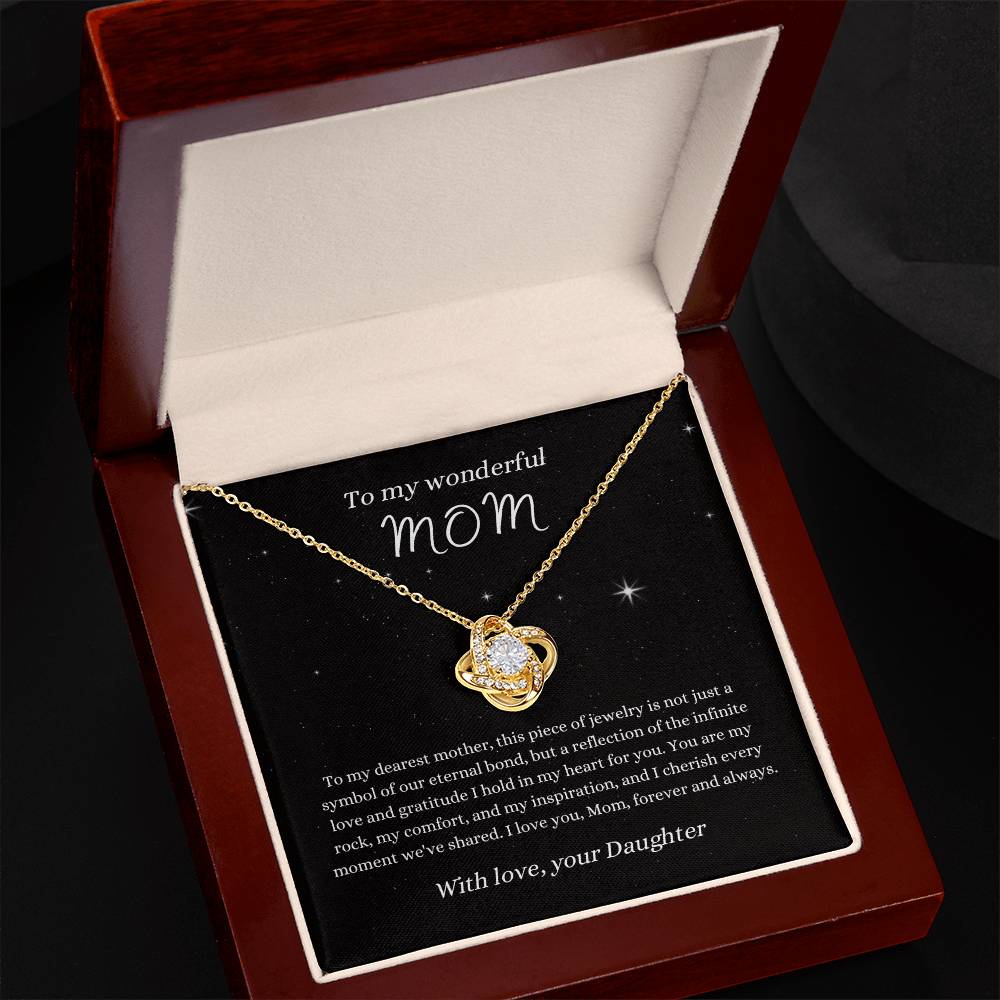 Love Knot Necklace for Mom | From Daughter