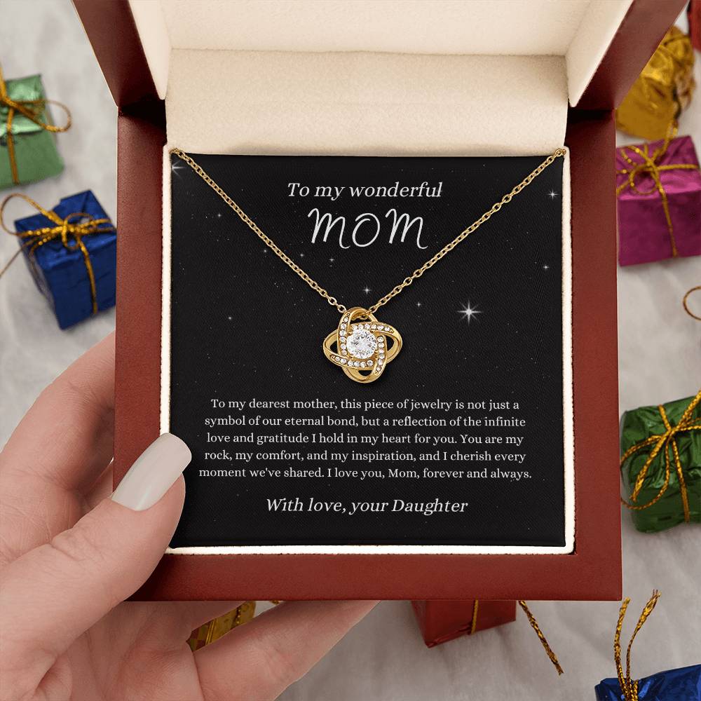 Love Knot Necklace for Mom | From Daughter