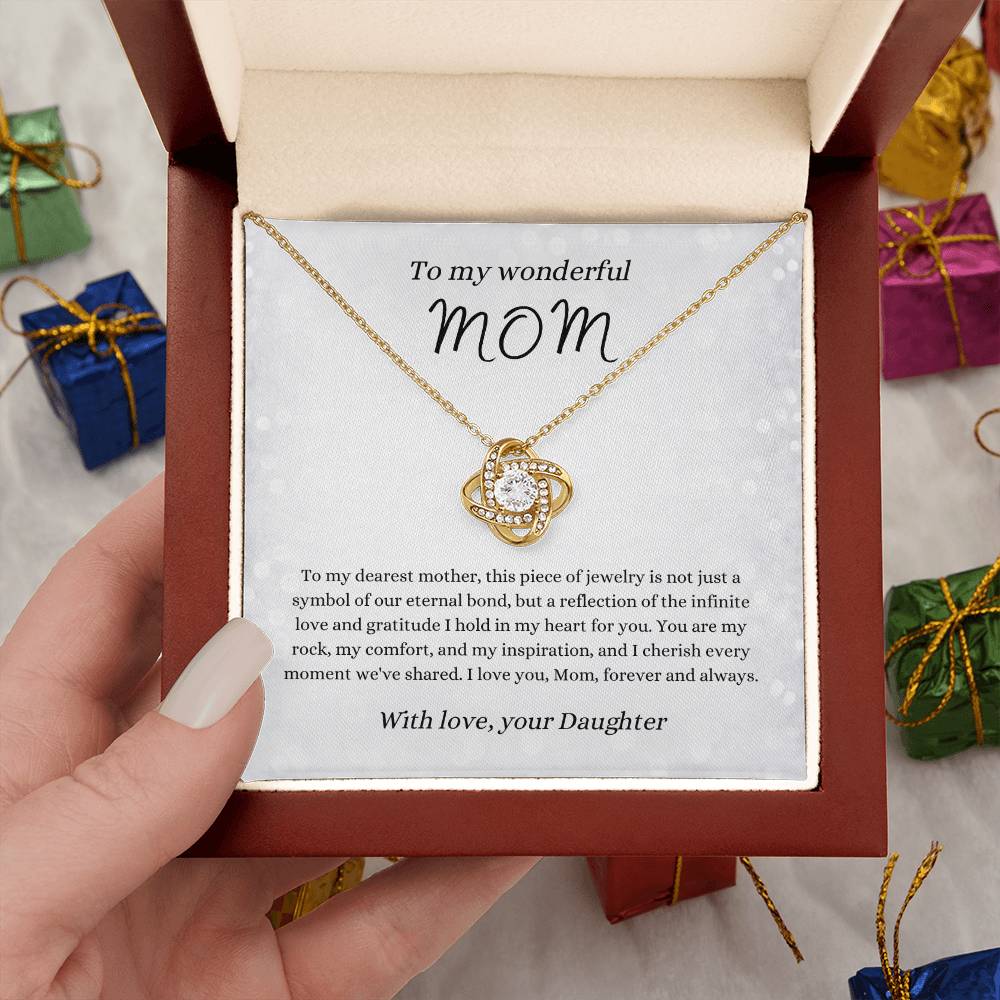 Love Knot Necklace for Mom | From Daughter