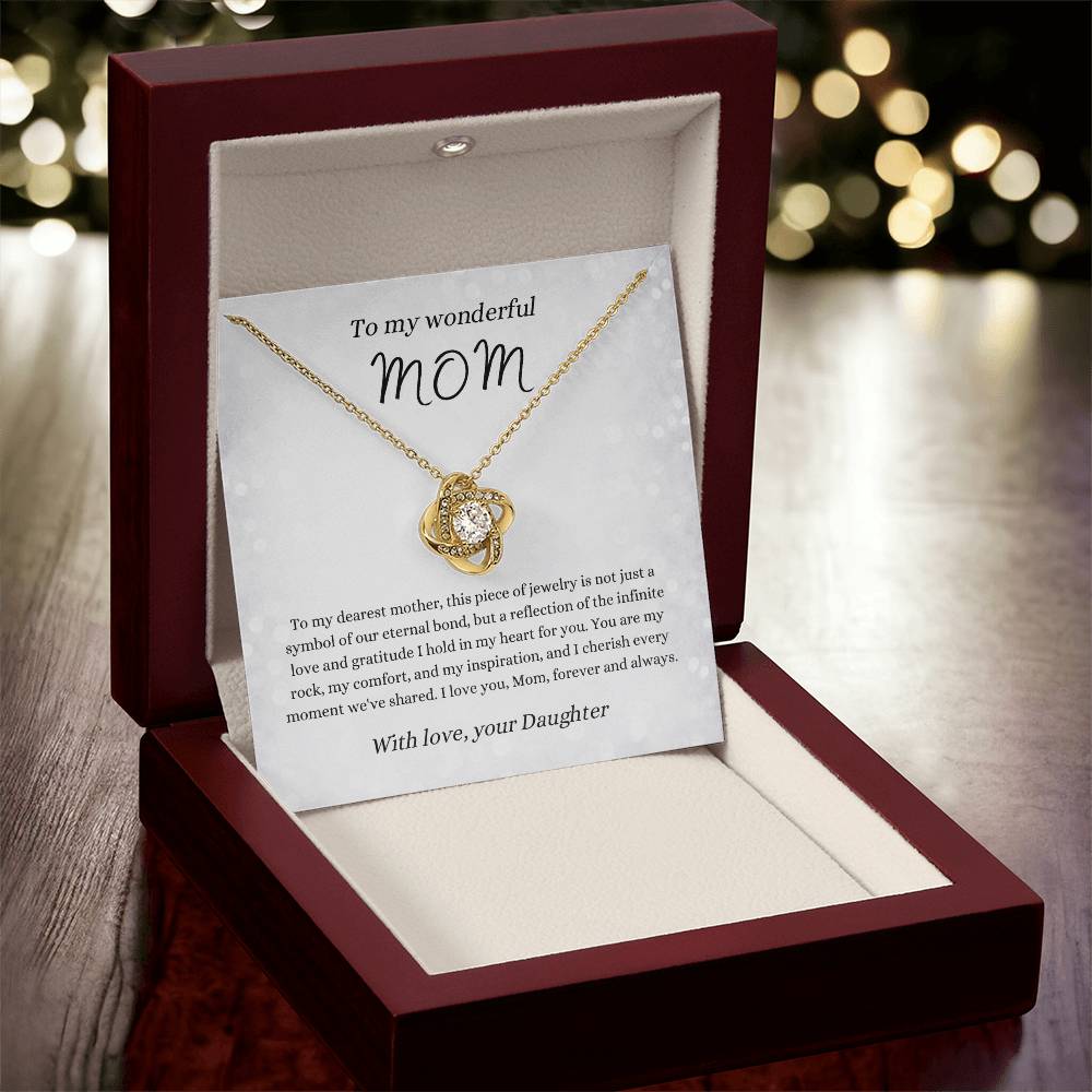 Love Knot Necklace for Mom | From Daughter