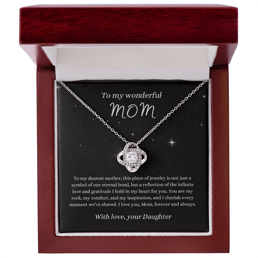 Love Knot Necklace for Mom | From Daughter