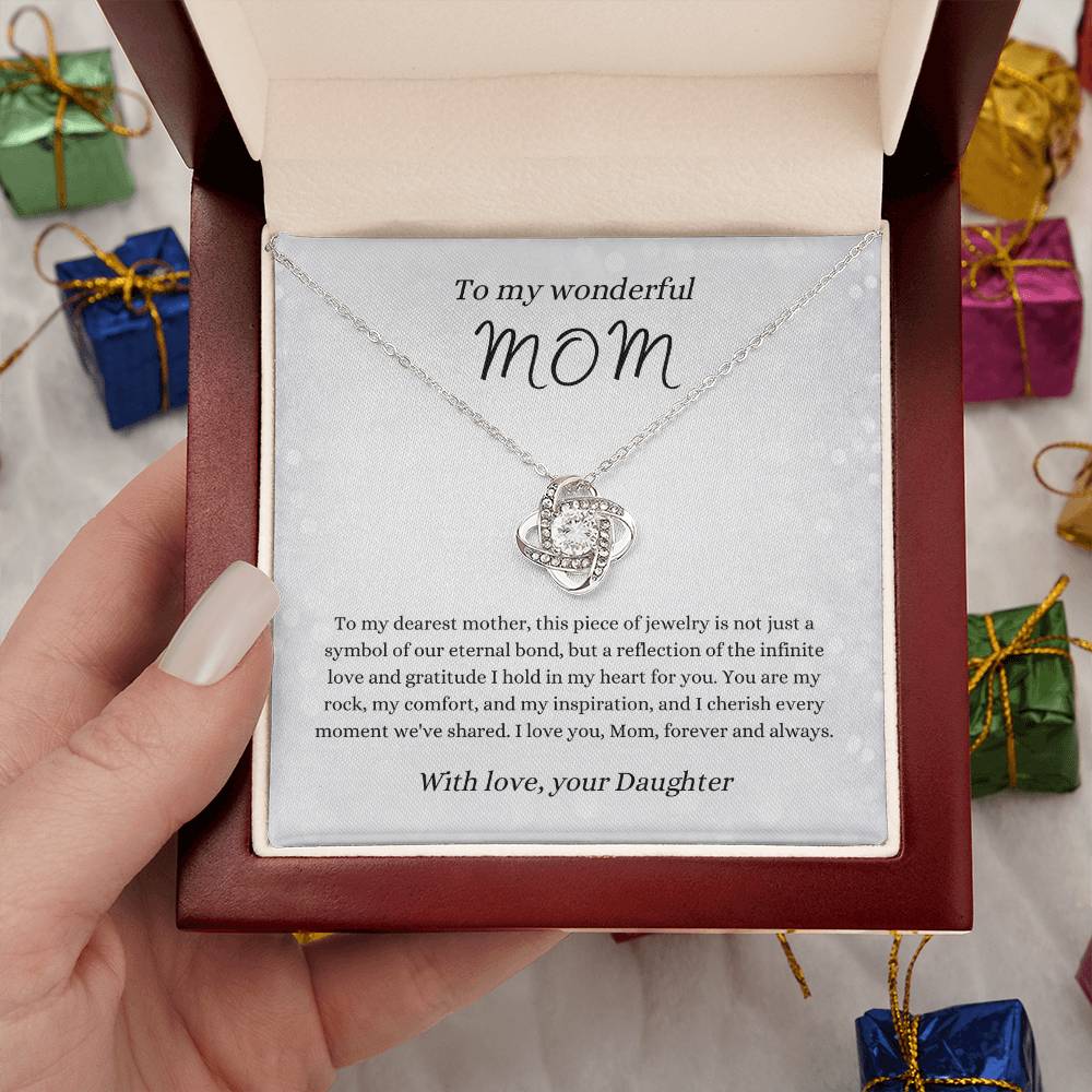 Love Knot Necklace for Mom | From Daughter