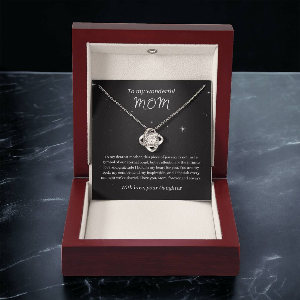 Love Knot Necklace for Mom | From Daughter