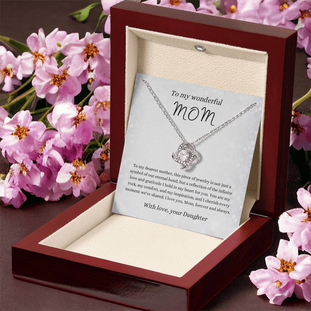 Love Knot Necklace for Mom | From Daughter